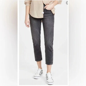 NWT Edwin Hana Crop Denim Jeans Rapture Size 30 Anthropology Brand Straight Leg